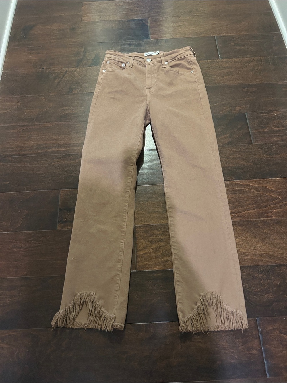 SZ 25 Jonathan Simkhai River  Frayed Hem Jeans